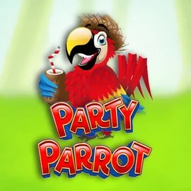 Slots logo of Party Parrot from Rival at Star Casino