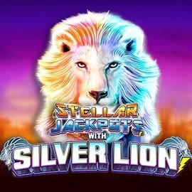 Stellar Jackpots with Silver Lion logo – Jackpots by Lightning Box Game at Star Casino